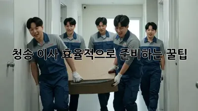 청송 이사, 효율적으로 준비하는 꿀팁!